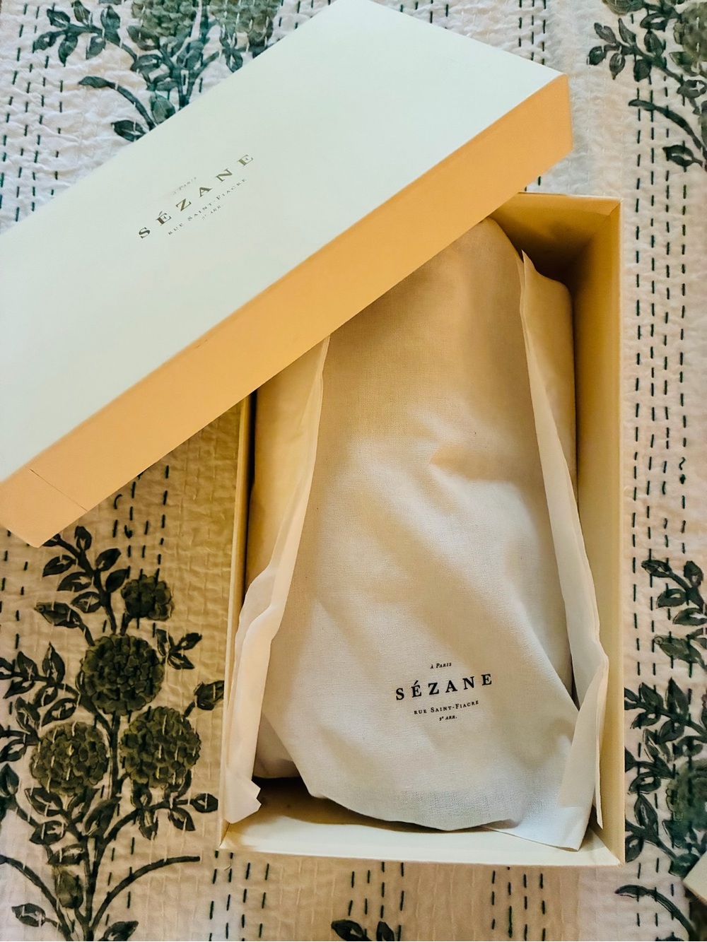 NIB Sezane Gloria Low Sandals in Ecru Python - Picture 8 of 9